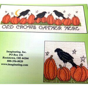 Old Crows Gather Here Cross-Stitch Pattern By Imaginating Designed By Diane Arth